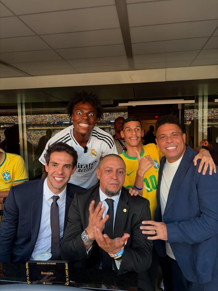 IShowSpeed interacting with football legends and players